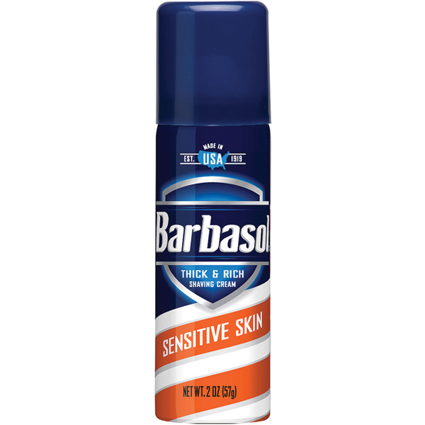 Barbasol Shave Cream Sensitive Skin 2 oz