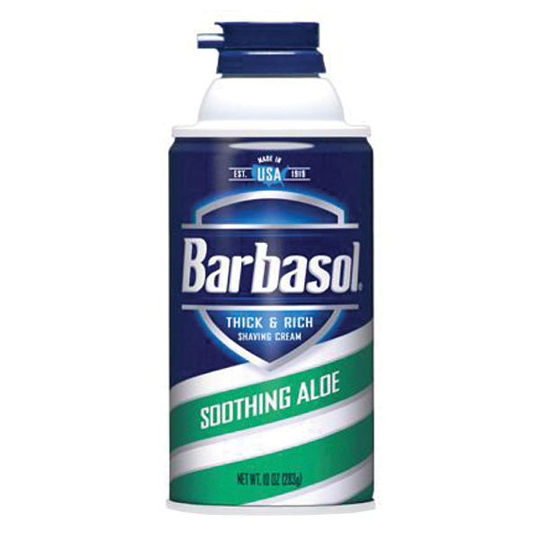 Barbasol Soothing Aloe Shave Cream 10 oz Aerosol