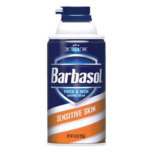 Barbasol Sensitive Skin Shave Cream 10 oz Aerosol