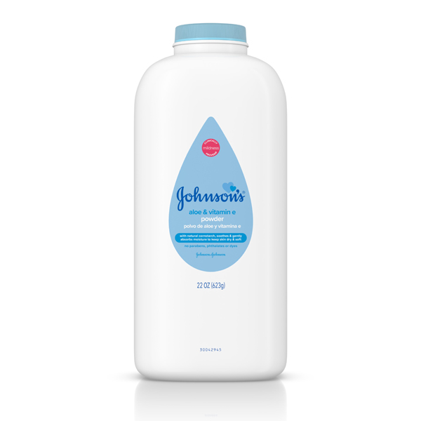Johnson's Baby Powder Aloe & Vitamin E with natural cornstarch 22 oz