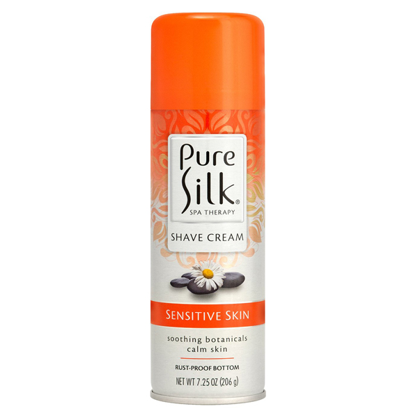 Pure Silk Sensitive Skin Shave Gel 7.25 oz Aerosol