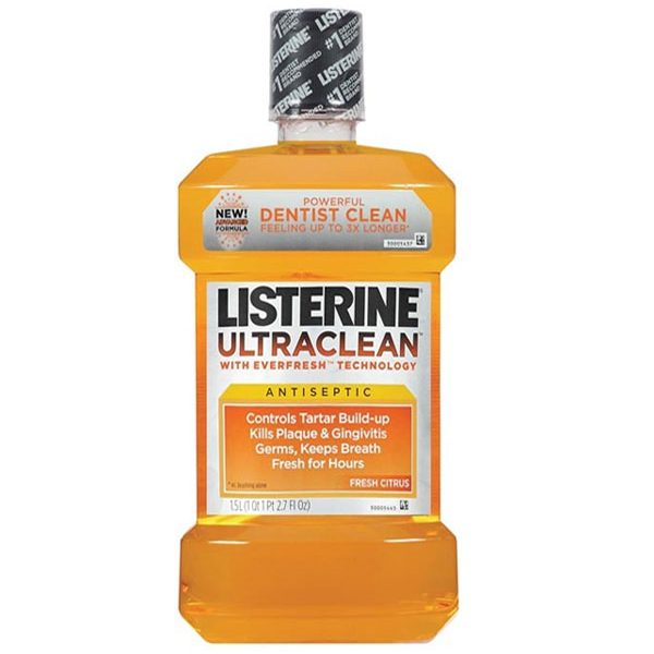Listerine Ultraclean Fresh Citrus 1.5 Liter