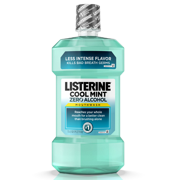 Listerine Cool Mint Mouthwash Zero Alcohol 1.5 Liter - Body One