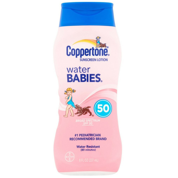 Coppertone Waterbabies Sunscreen Lotion SPF 50 8 oz