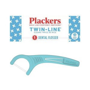 Plackers Micro Mint Twin Line Flossers 1000 count