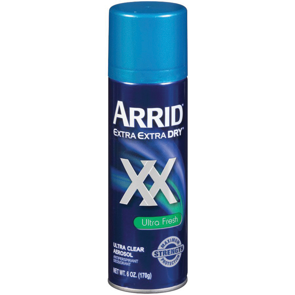 ARRID XX Ultra Clear Anti-Perspirant Deodorant Spray Ultra Fresh 6 oz