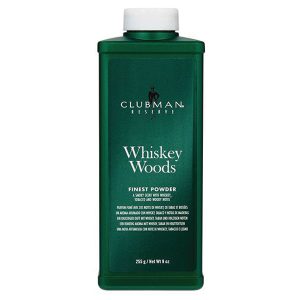 Clubman Reserve Whiskey Woods Cornstarch Powder 9 oz