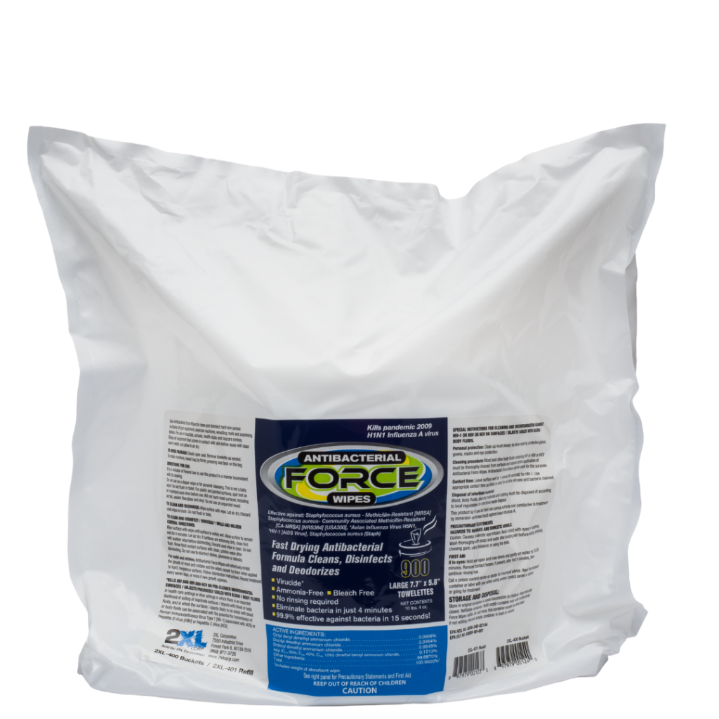 Gym Wipes Antibacterial Force Wipes - Body One Products