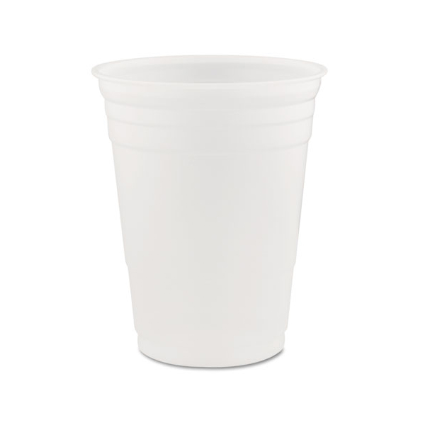 Dart Flat Bottom 16 oz Translucent Plastic Cups 1000/case - Body One  Products