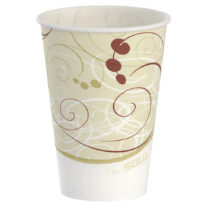 Solo Treated Wax Coated Paper Cold Cup 7 Oz Symphony Design