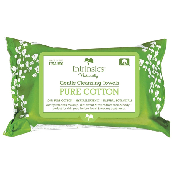 Intrinsics Gentle Cleansing Towel 8.5″ x 6″ 100% pure cotton 72 per unit