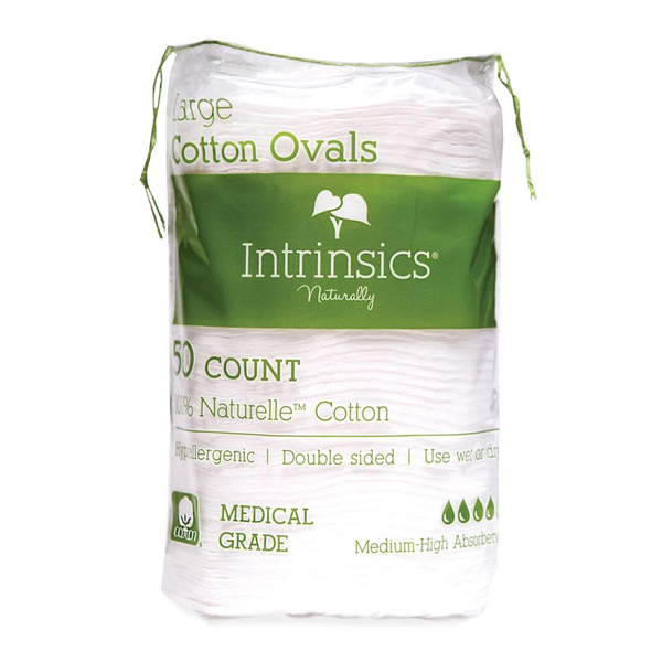 Intrinsics Large Cotton Ovals 3″, 100% pure cotton 50 per bag