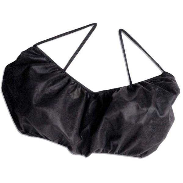 Dukal Reflections Backless Bra, Black, Disposable, Lg/XL 100 per bag - Body  One Products