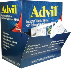 Advil Ibuprofen 50 pack of 2 per unit