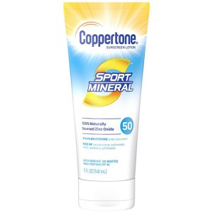 Coppertone Sport Mineral Sunscreen Lotion SPF 50 5 oz