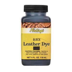 Fiebing's Leather Dye Black 4 oz.