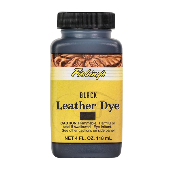 Fiebing's Leather Dye Black 4 oz.