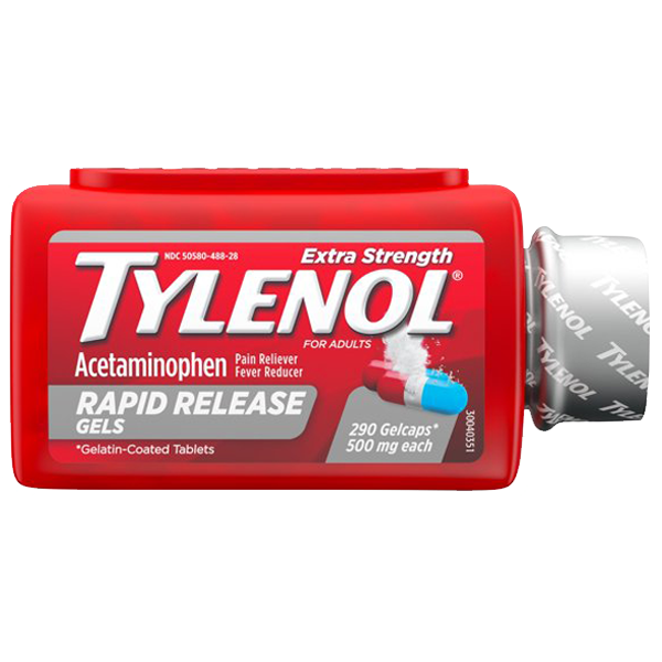 Tylenol Extra Strength Rapid Release 290 Gelcaps