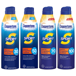 Coppertone Sport Continuous Sunscreen Spray Broad Spectrum
