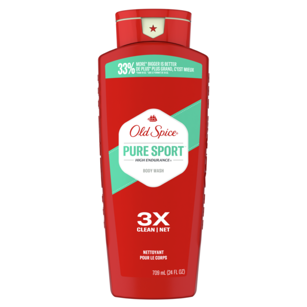 Old Spice High Endurance Body Wash Pure Sport 24 oz