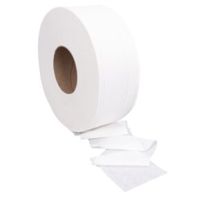 Jumbo 2 Ply Toilet Tissue 9" x 1000' per roll 12 rolls per case