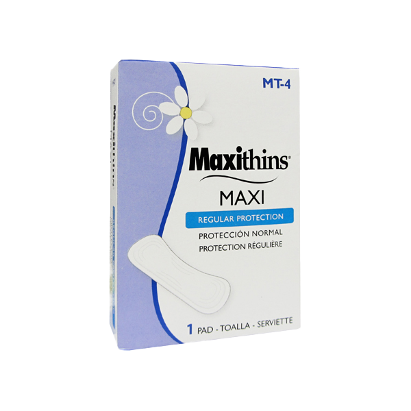 Maxithins Sanitary Napkin #4 250 per case