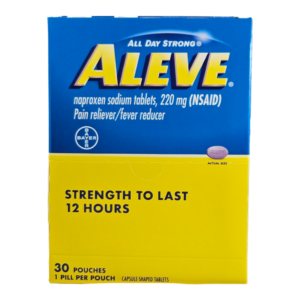 Aleve pain reliever 220mg 30 / 1's